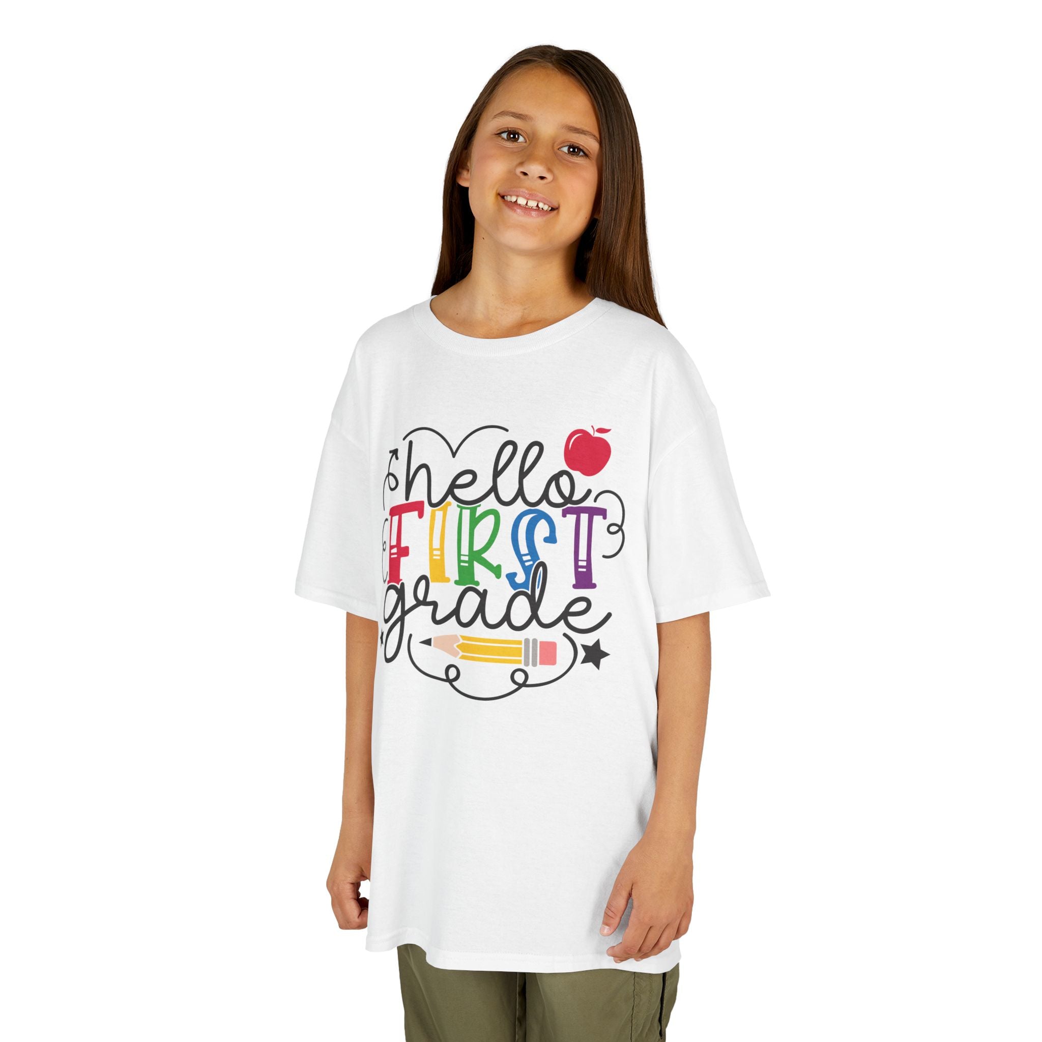 Kids First Grade Tee, Back to School Outfit, Classroom Apparel, Fun Kids Tee, Teacher Gift