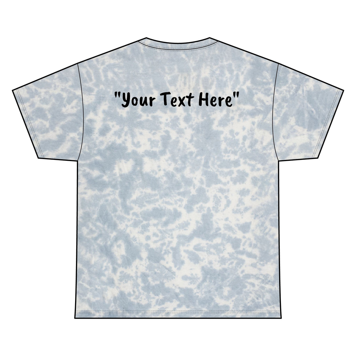 Personalizable Name Hello Kindergarten Tie Dye Tee