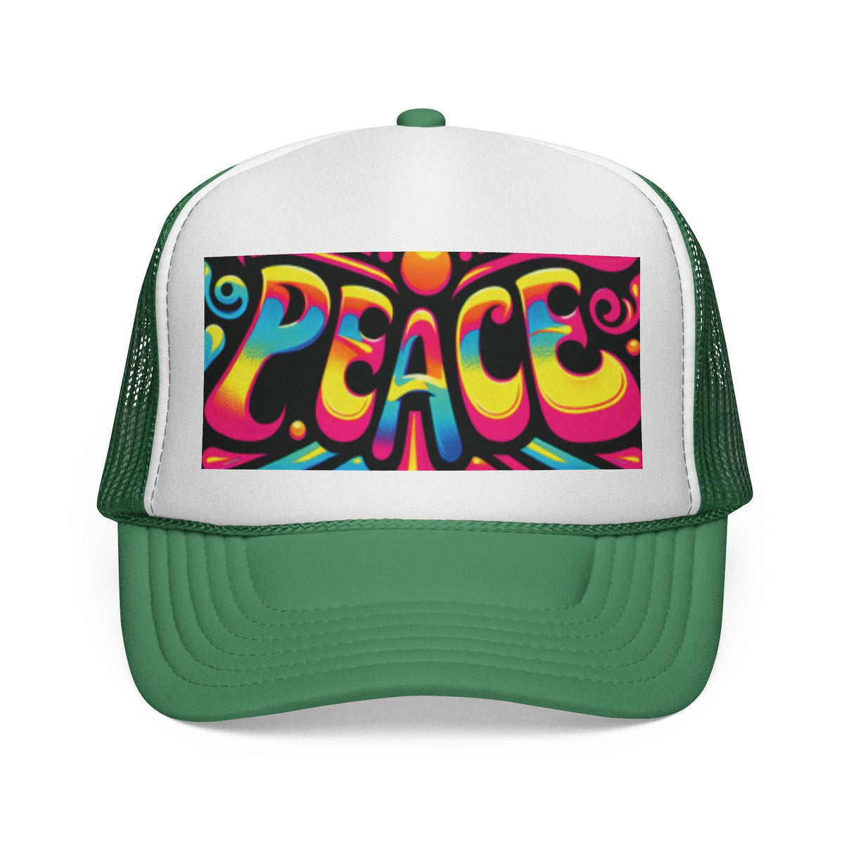Colorful Peace Trucker Caps