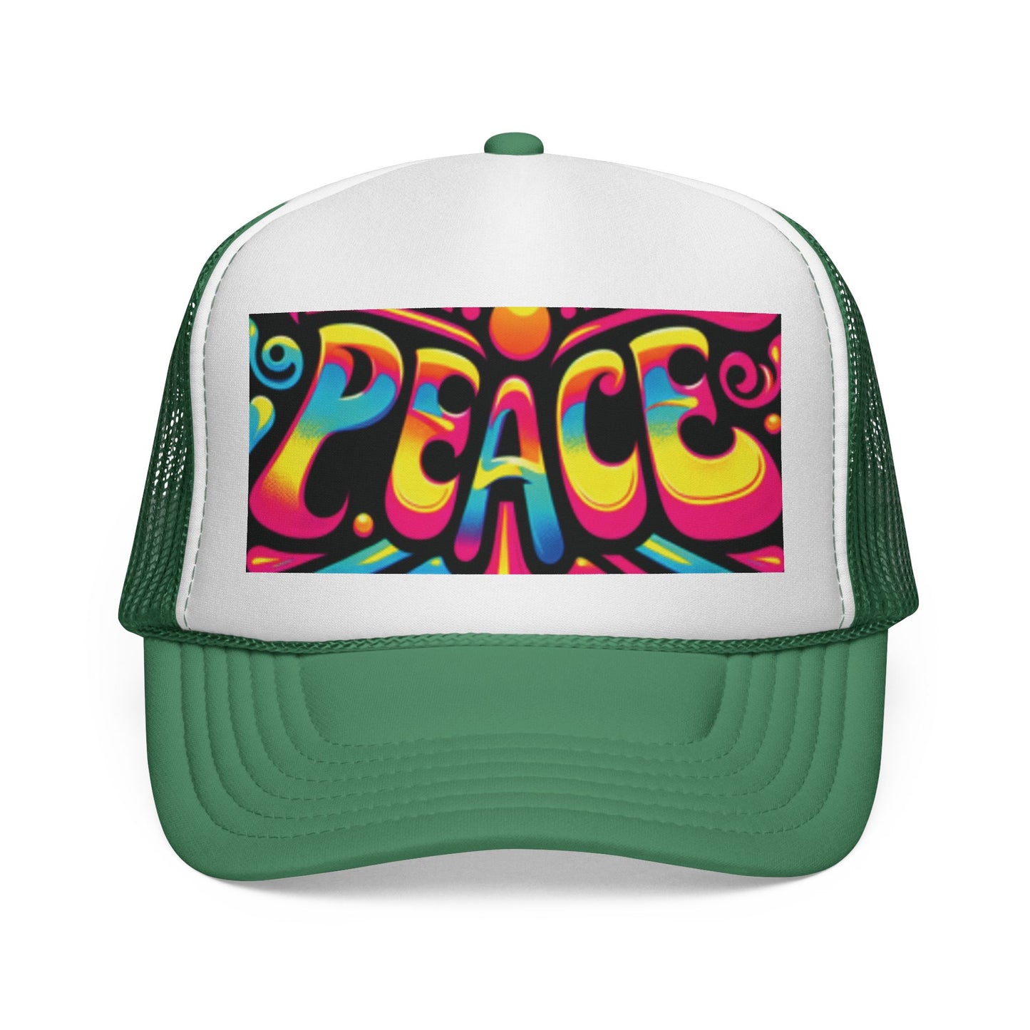 Colorful Peace Trucker Caps