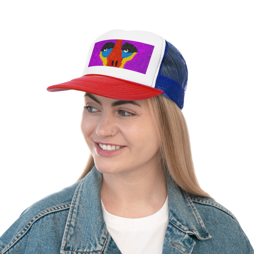 Purple Gorilla Trucker Cap