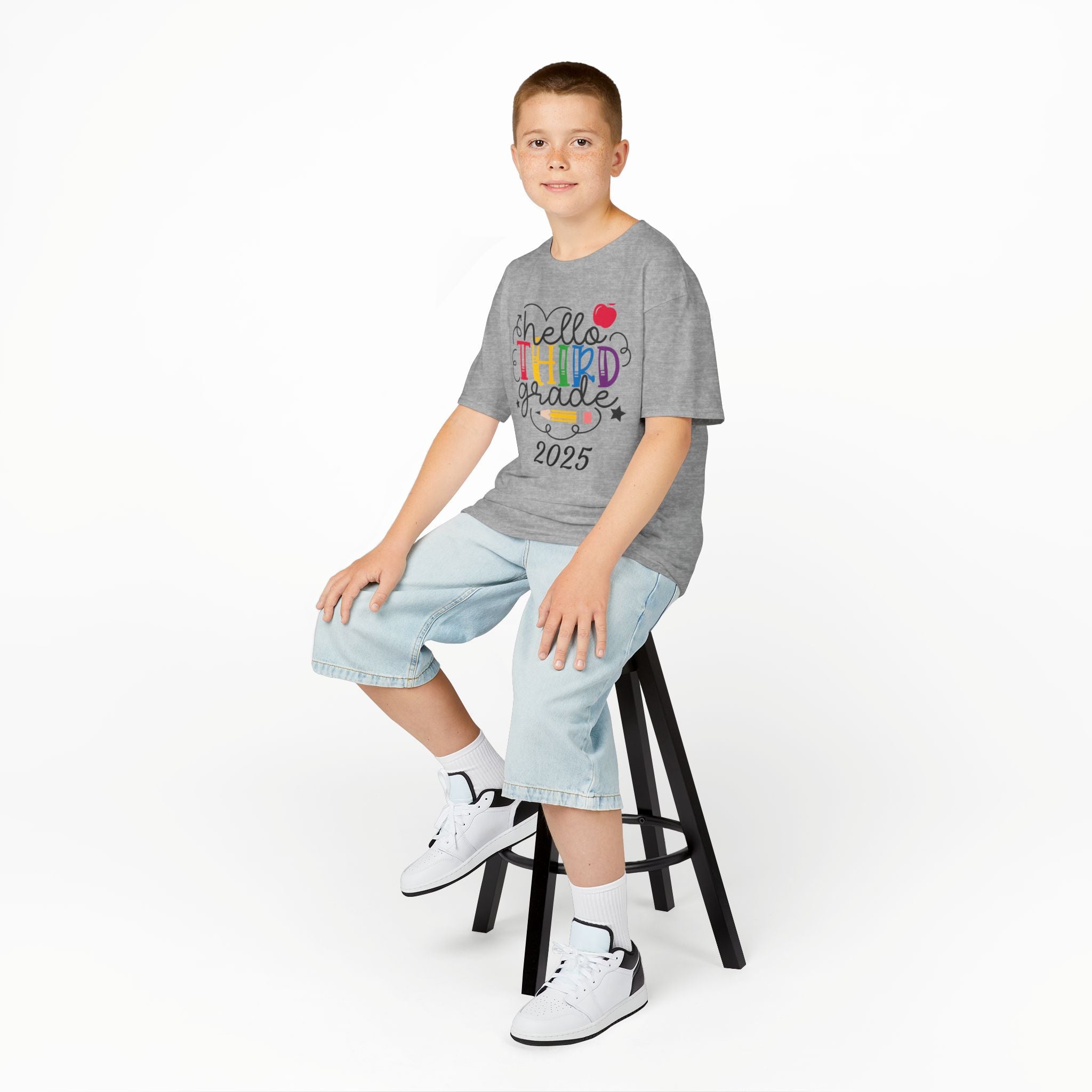 Kids Third Grade Tee - Back to School Shirt, Grade 3 T-Shirt, Teacher Appreciation Gift, Classroom Celebration Apparel, Fun Learning [...]