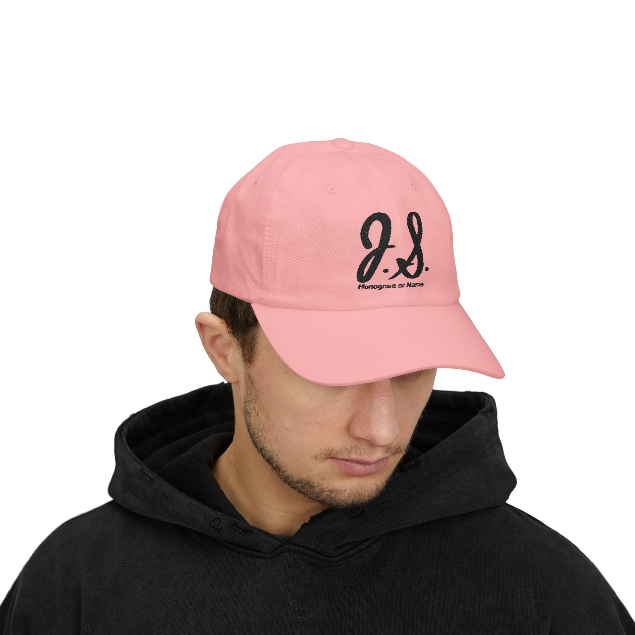 Monogrammed Classic Cap - Personalized Hat, Gift for Him, Custom Baseball Cap, Casual Sun Hat, Cool Dad Accessory