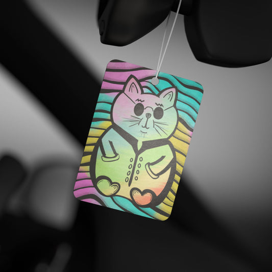 Hippie Kitty Car Air Freshener