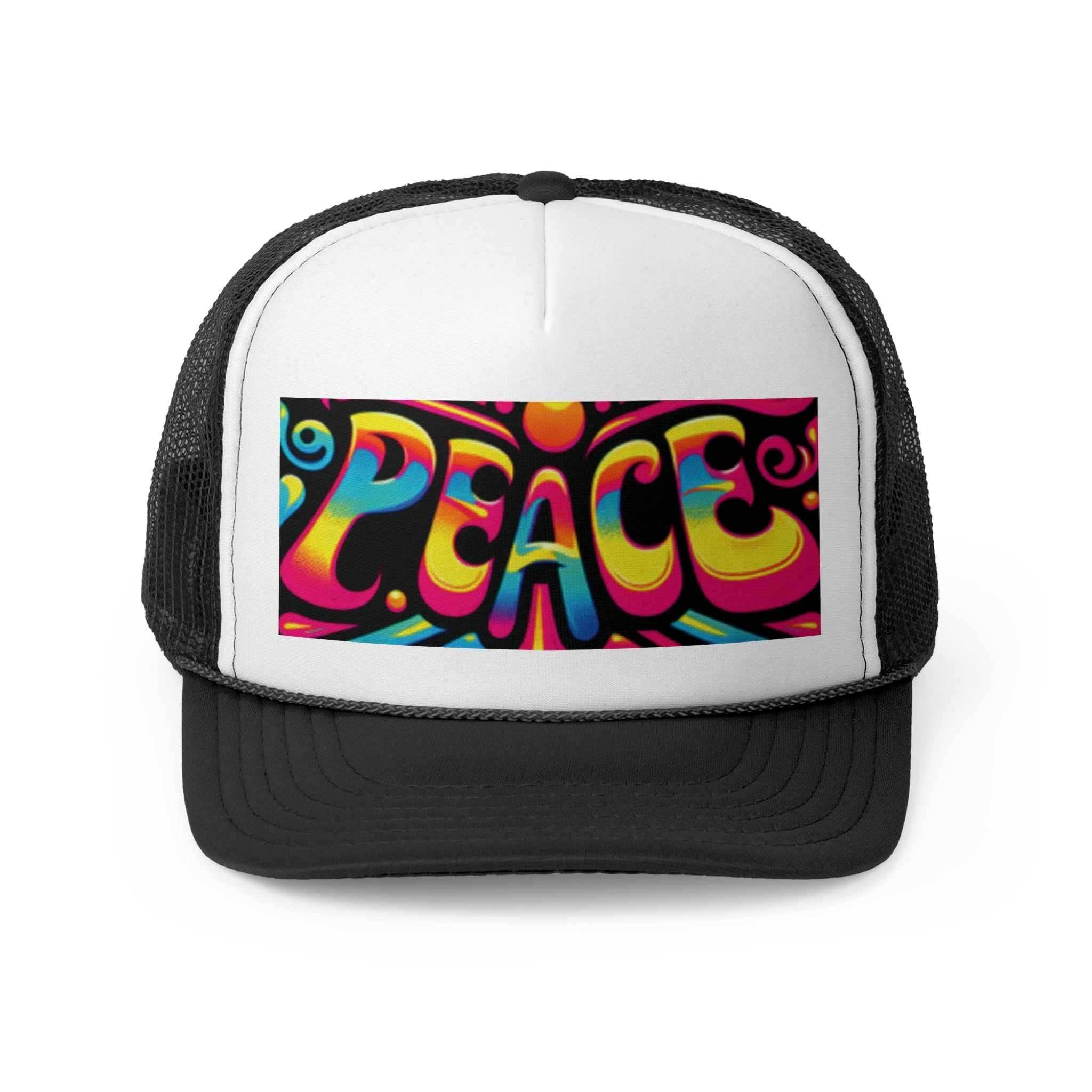 Colorful Peace Trucker Caps