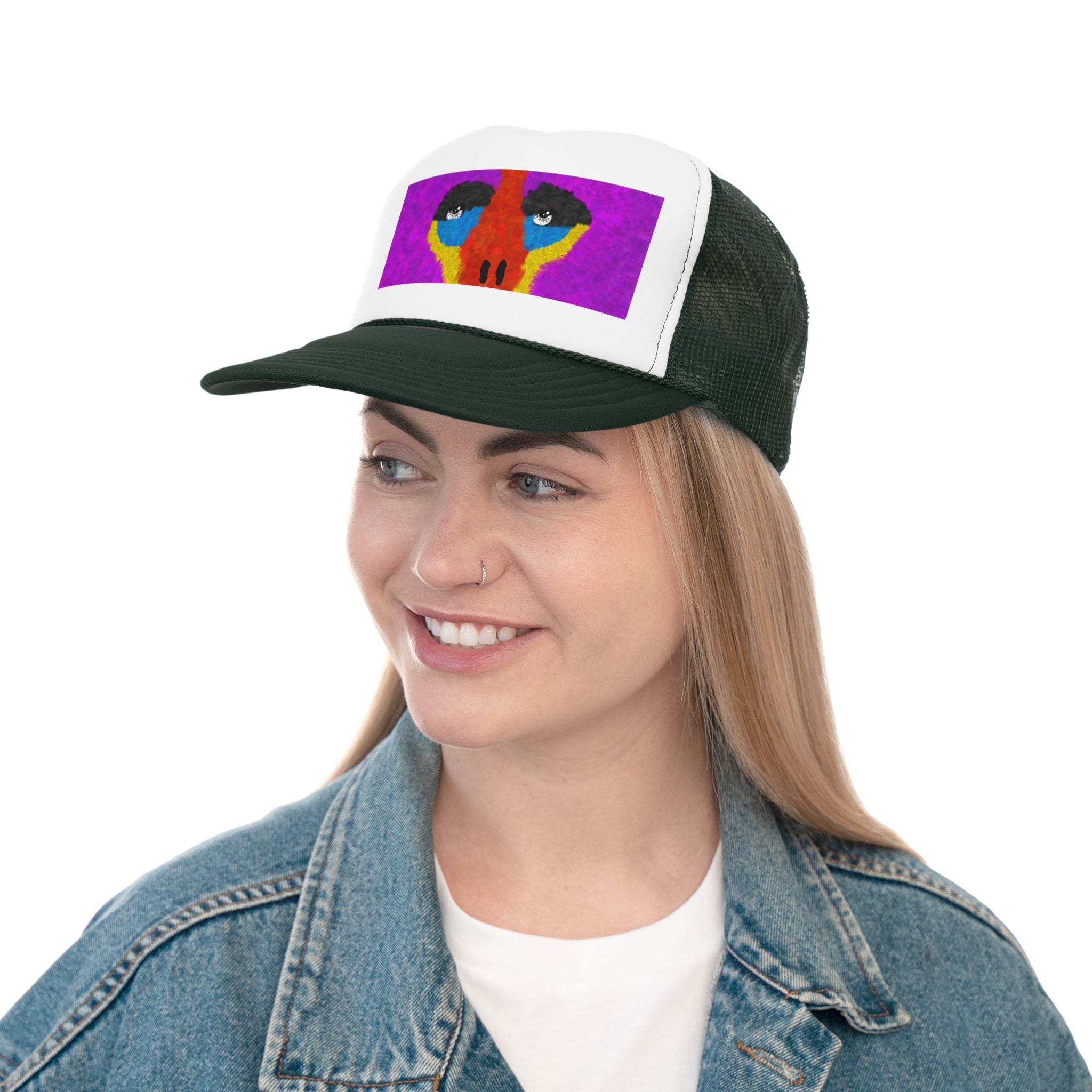 Purple Gorilla Trucker Cap