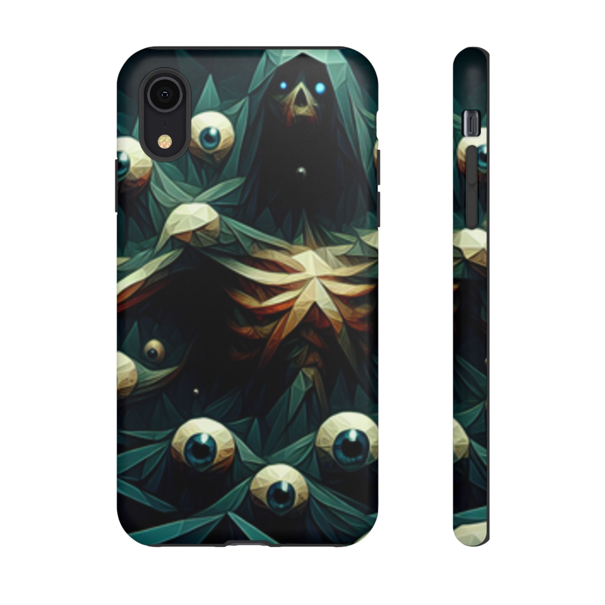 Dark Green Deathly Caped Skeleton iPhone/Pixel/Galaxy Cases
