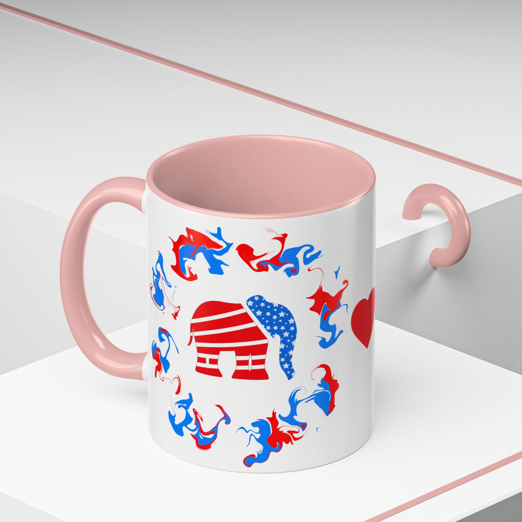 Love is Easier Patriotic Mug