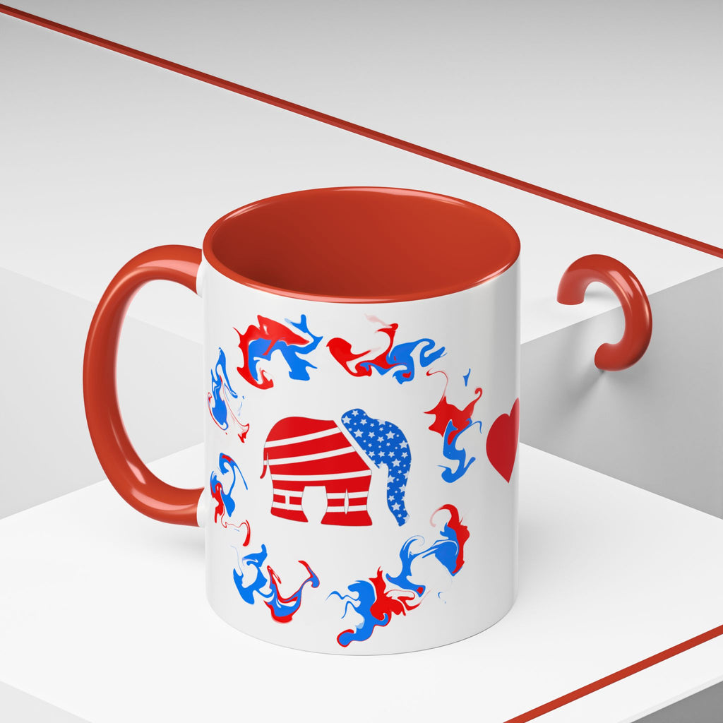 Love is Easier Patriotic Mug