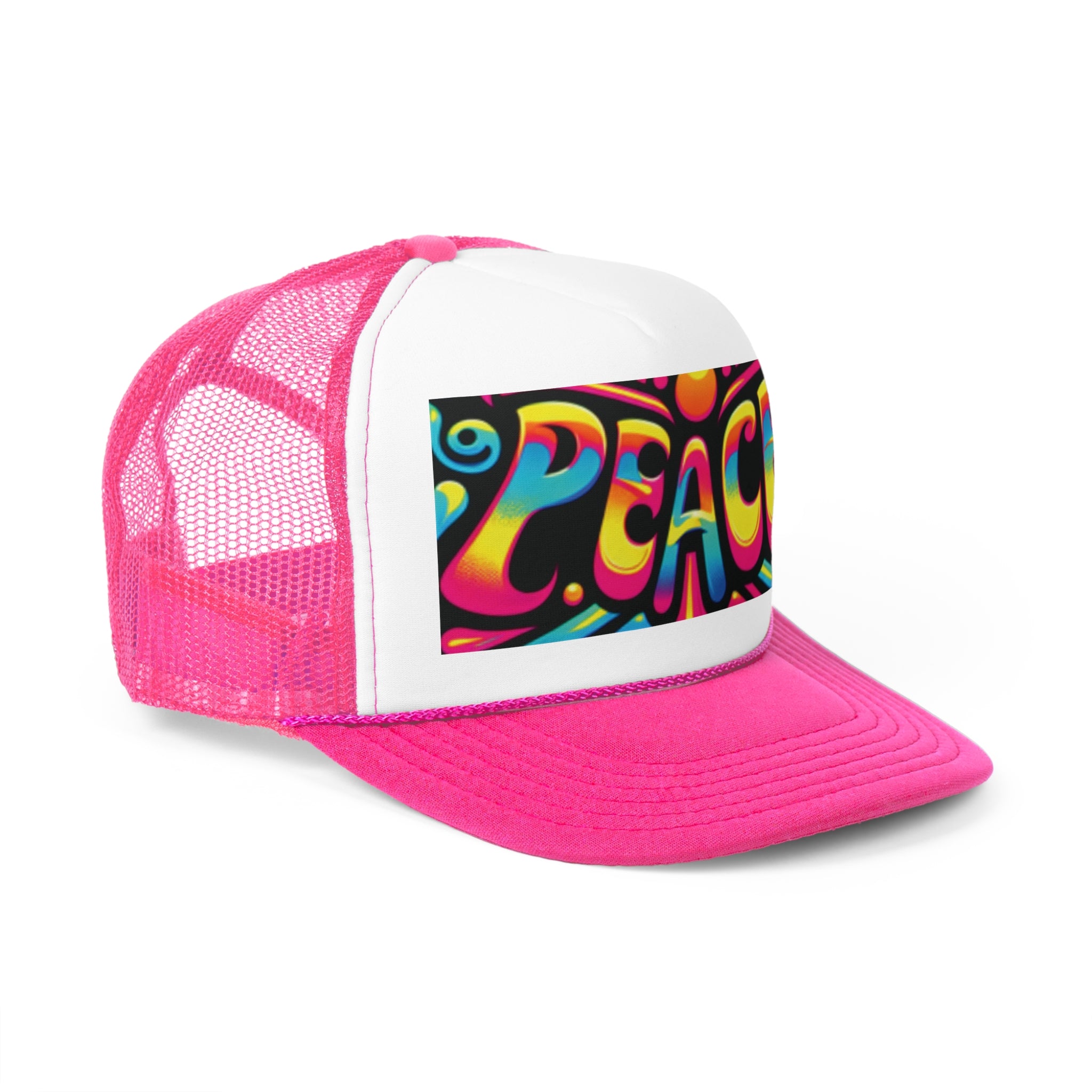 Colorful Peace Trucker Caps