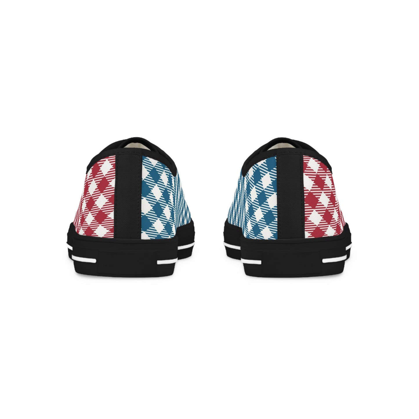 Men’s Stylish RB Tablecloth Low Top Sneakers