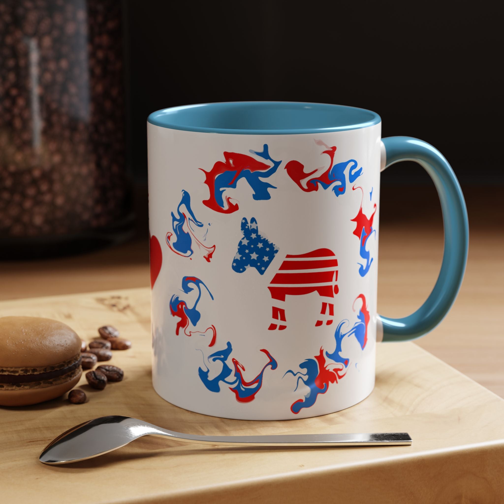 Love is Easier Patriotic Mug
