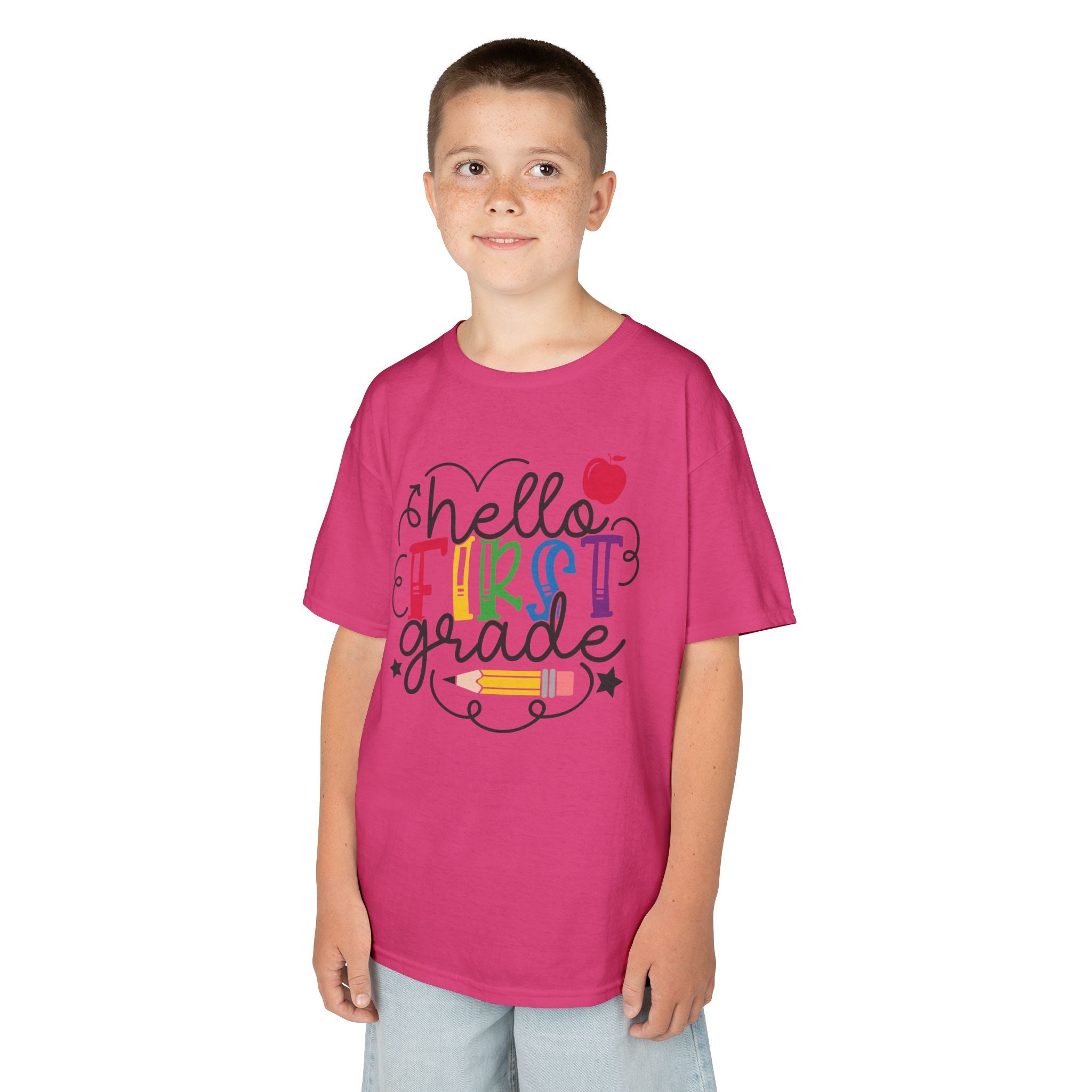 Kids First Grade Tee, Back to School Outfit, Classroom Apparel, Fun Kids Tee, Teacher Gift