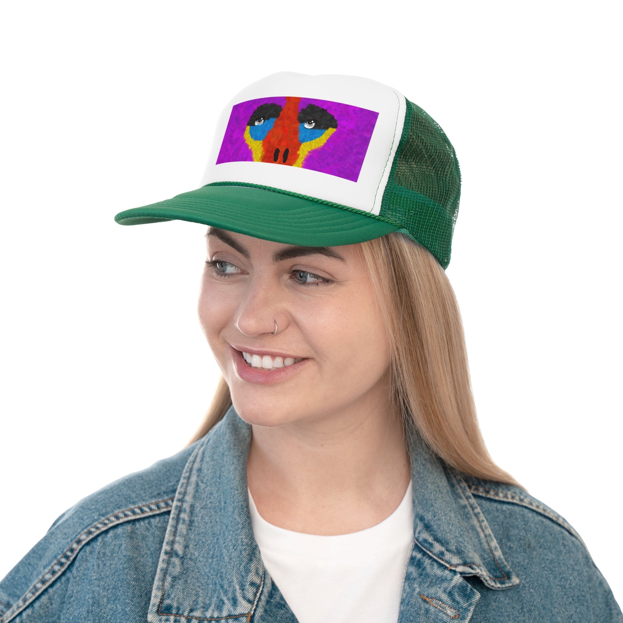 Purple Gorilla Trucker Cap