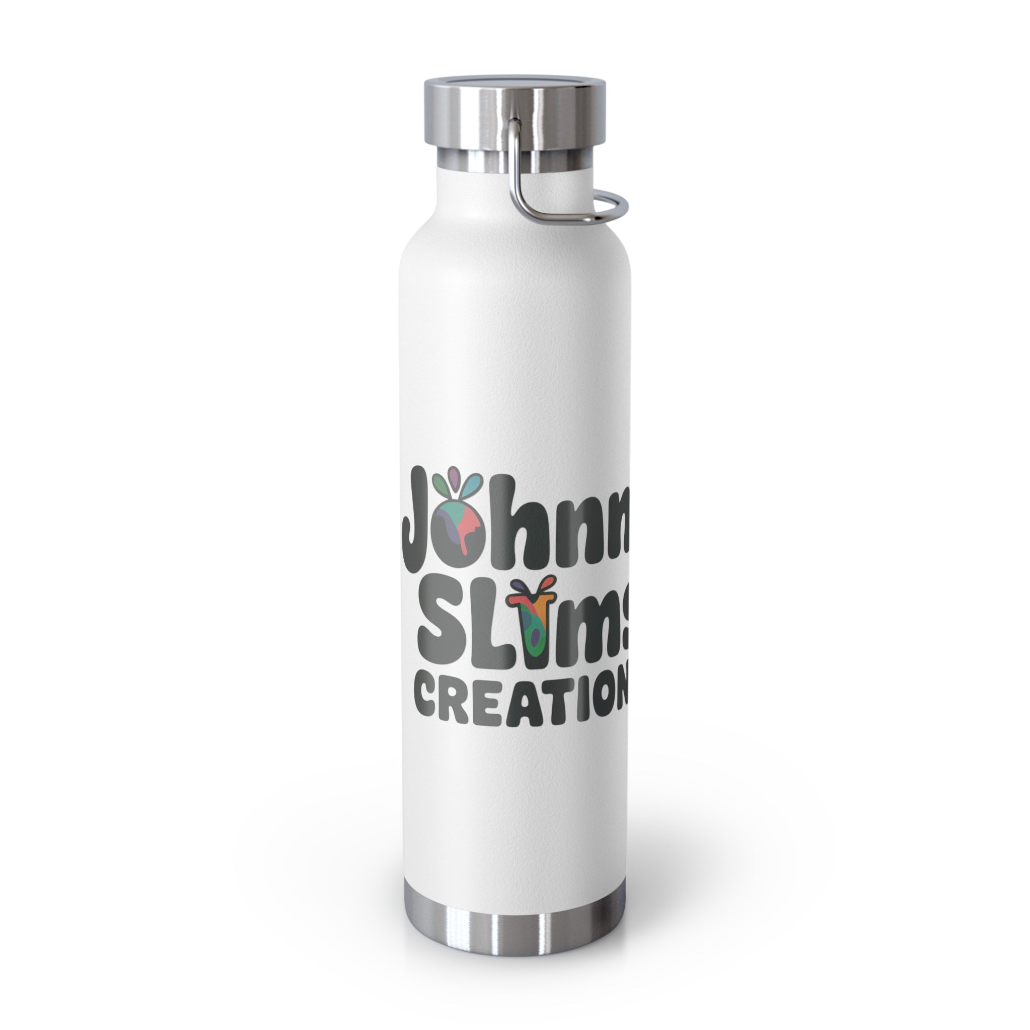 Water Bottle with Logo and Hydration Reminder, 22oz