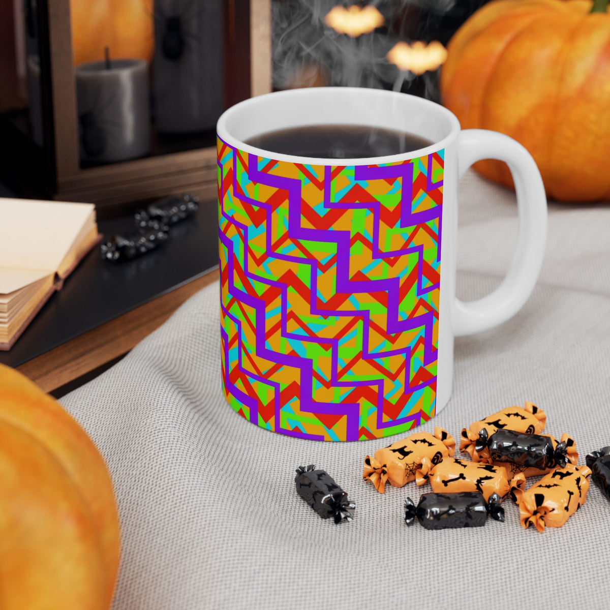 Colorfully Geometric Ceramic Mug