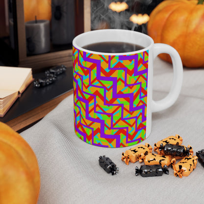 Colorfully Geometric Ceramic Mug