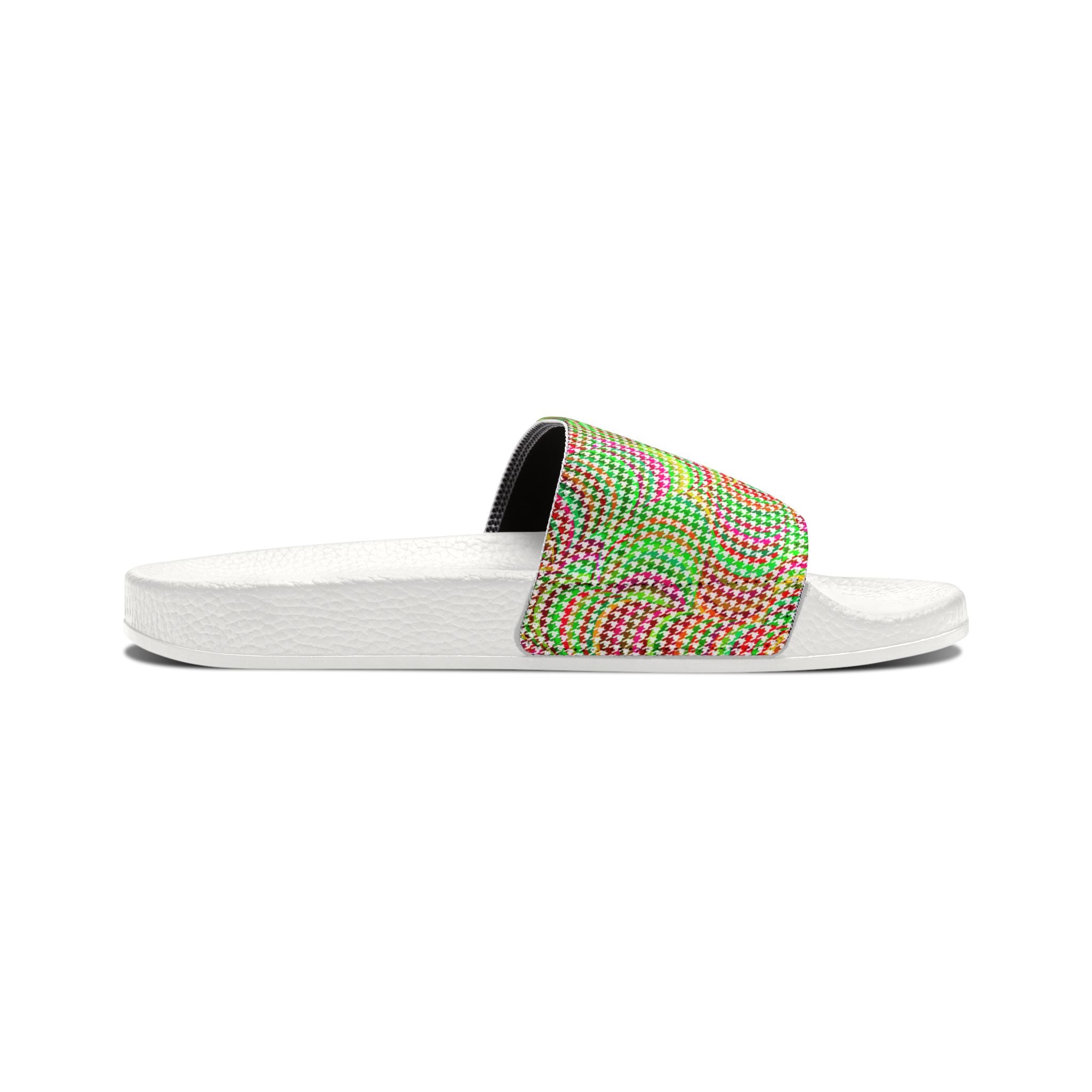 Men's Colorful Houndstooth Sandals/Slides