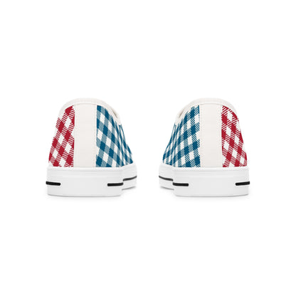 Women’s Stylish RB Tablecloth Low Top Sneakers