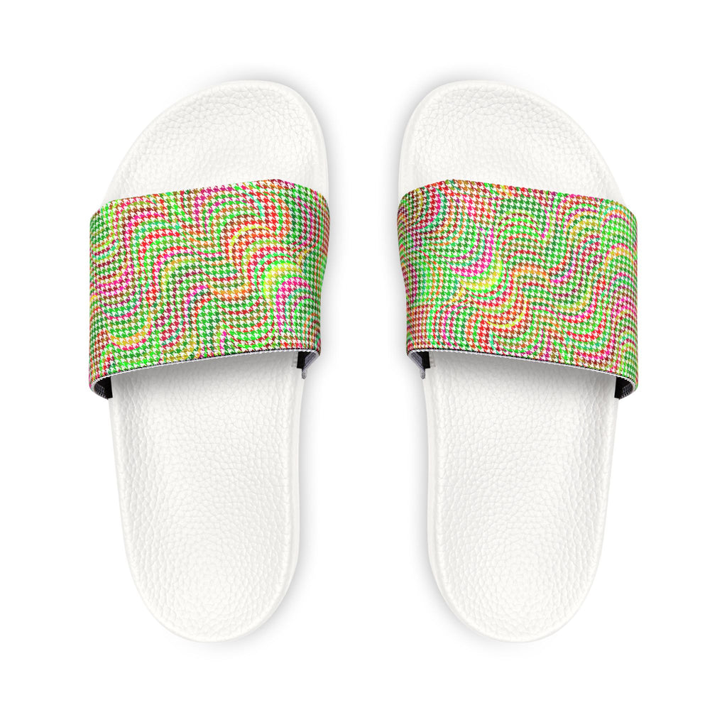 Bunte Sandalen/Sandalen mit Hahnentrittmuster für Herren