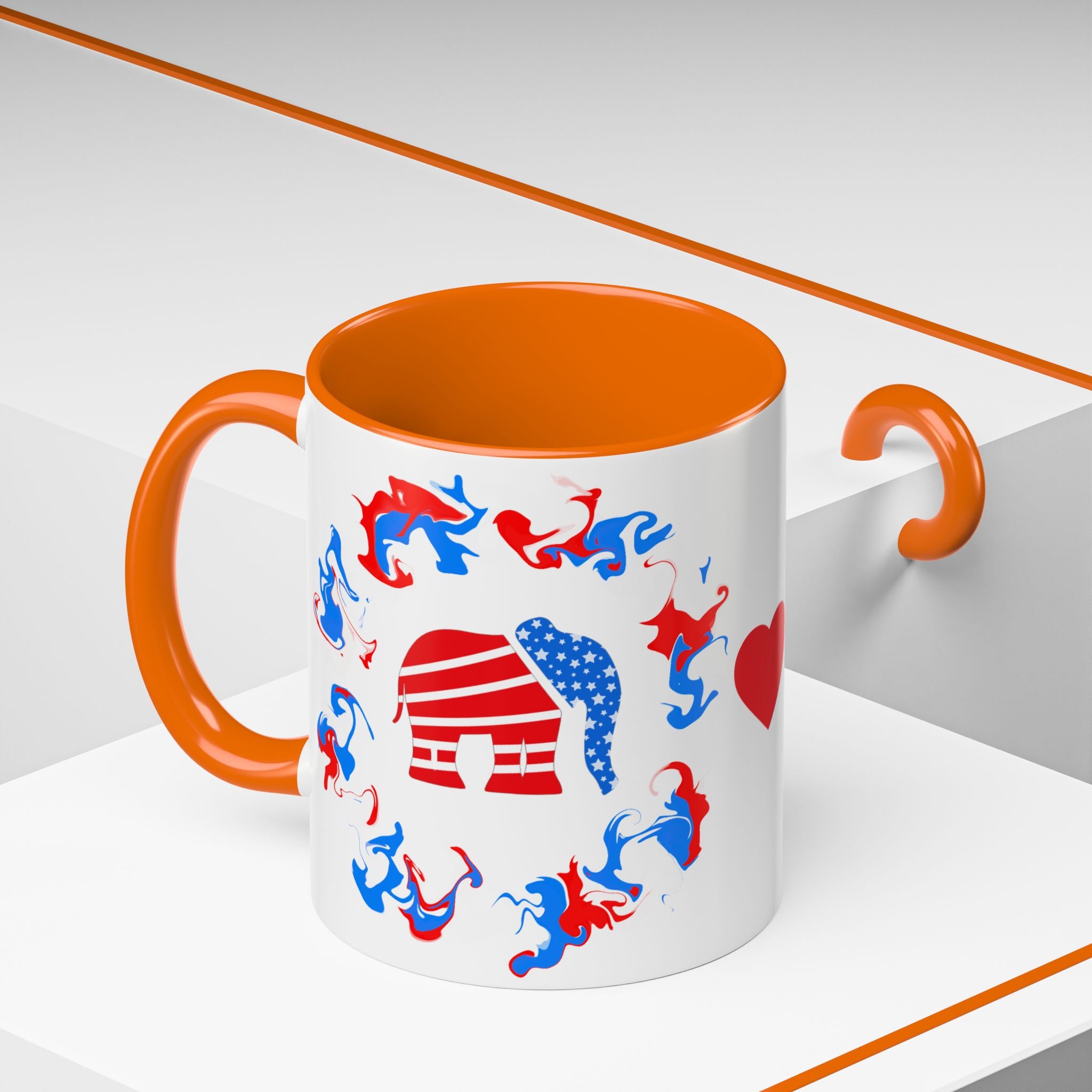 Love is Easier Patriotic Mug